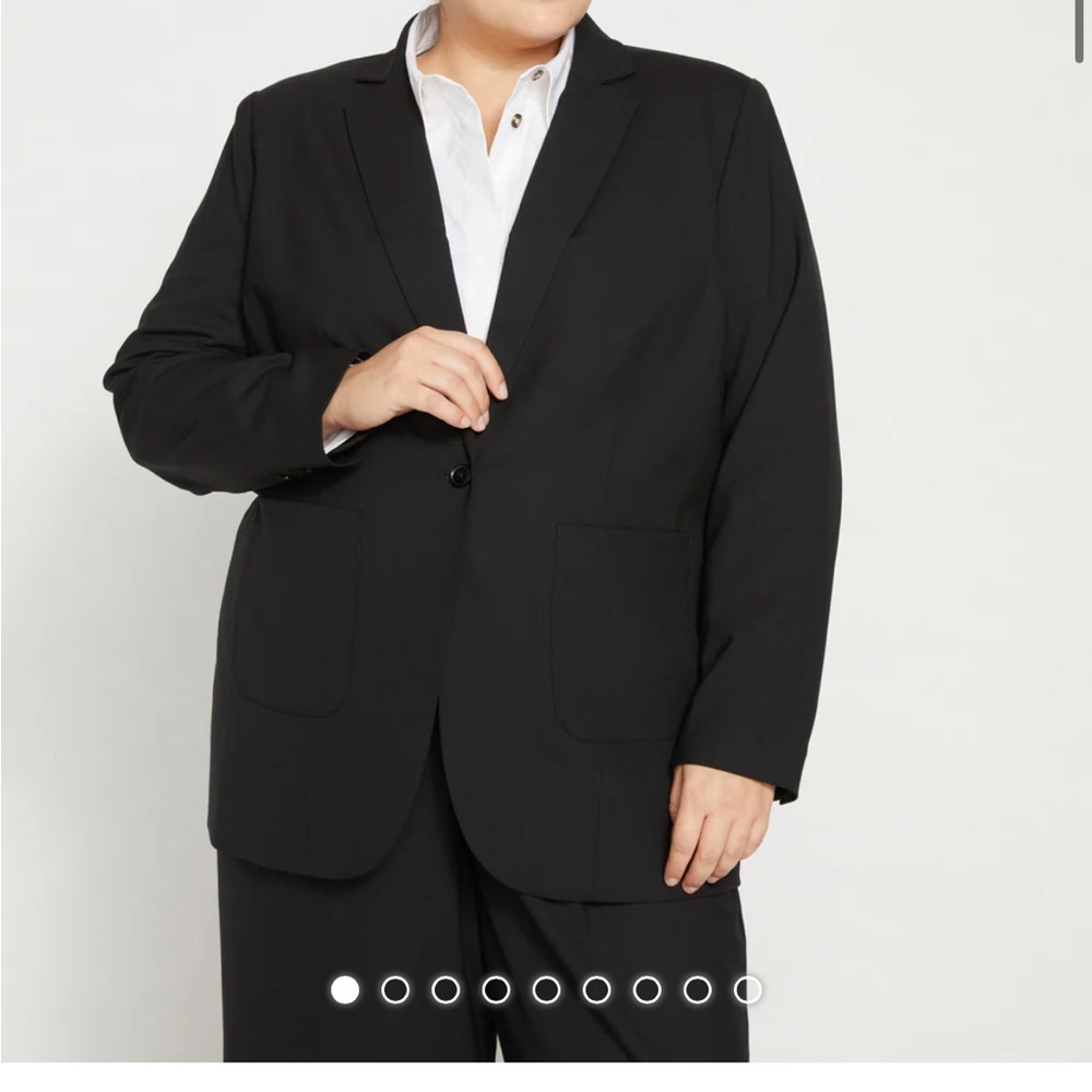 NWT Small Universal Standard Black Tribeca wool blazer